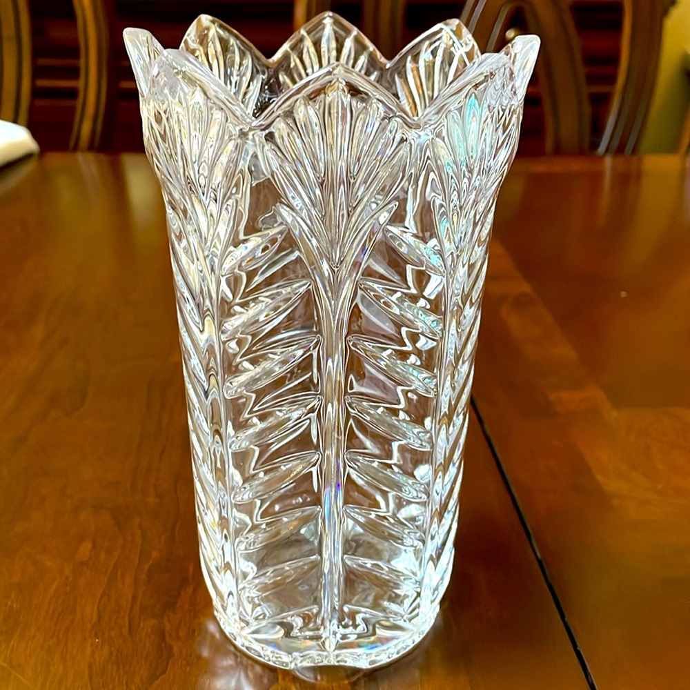 Fifth Avenue Portico Lead Crystal base 7.5”
